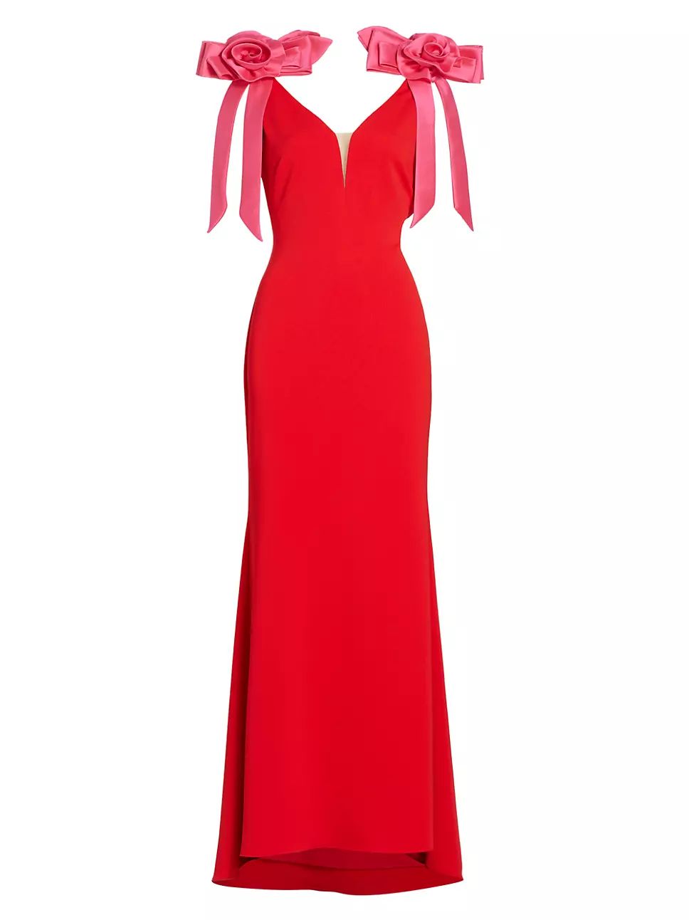 Rosette Bow Shoulder Gown | Saks Fifth Avenue