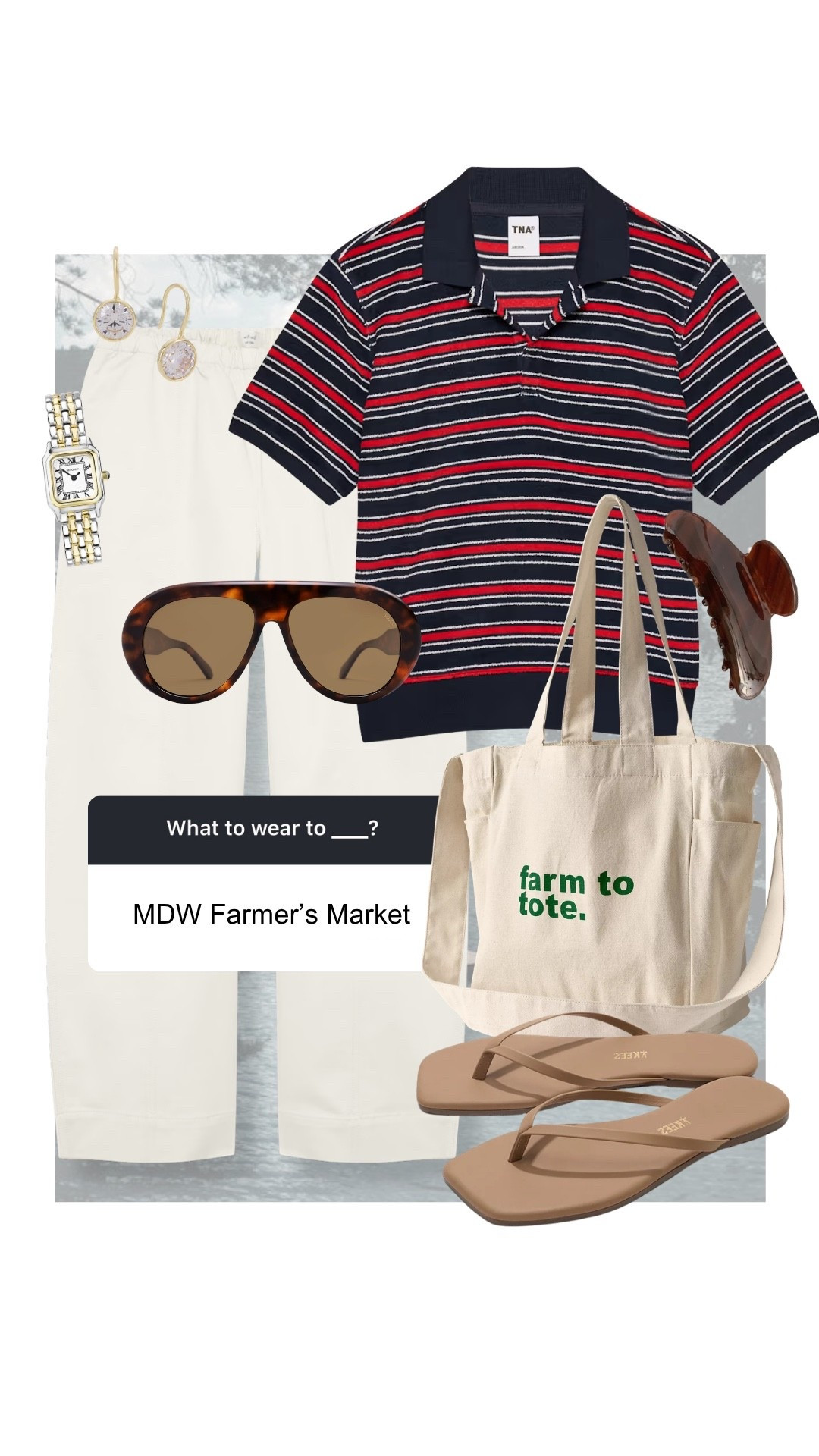 What to wear to the farmer’s market on MDW! #kathleenpost