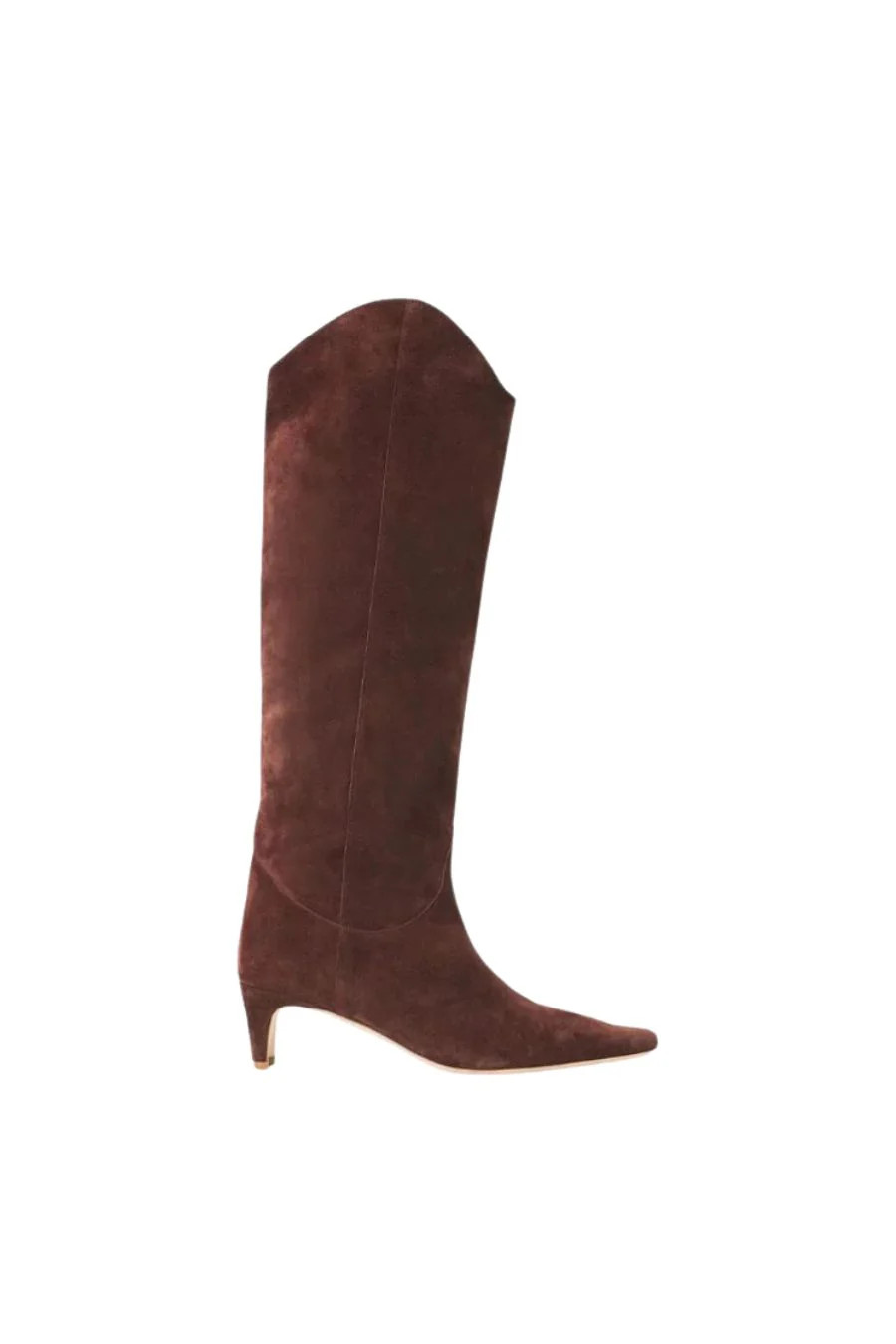 Western Wally Boot in Mahogany Suede | Bunny & Babe
