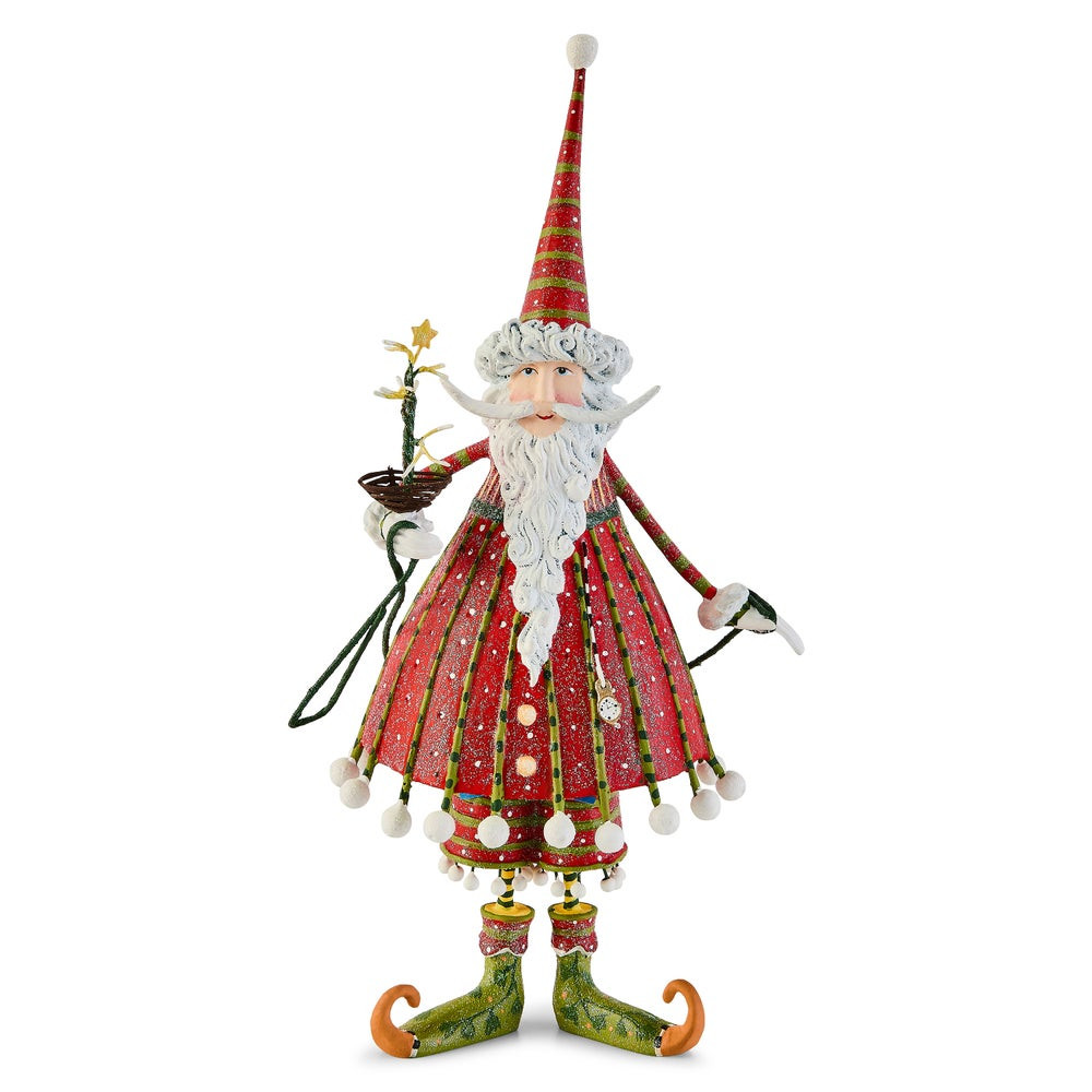 Patience Brewster Dash Away Dashing Santa Figure | MacKenzie-Childs
