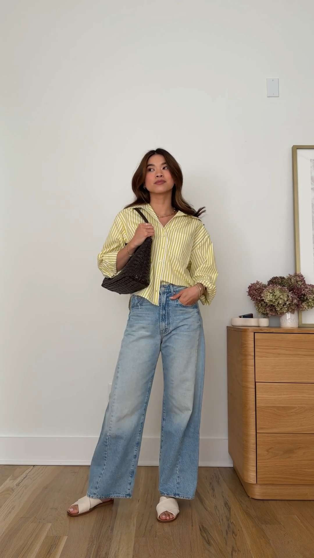 Sizing info: 
top size XS petite 
jeans size Size 24 in this is how I roll

petite fashion, get dressed with me, outfit inspiration, ootd, nashville outfit, Nashville influencer, petite style, vacation style, casual outfits, mom style, petite pants, spring outfits, spring outfit info, spring pants, spring outfit idea, spring top, spring bag, spring button up, spring shoes, spring jeans, sandals 
@Anthropologie 

#LTKmomlife #LTKSeasonal #LTKootd