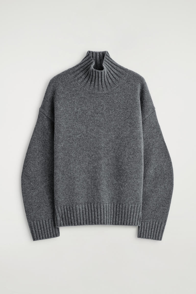 Cashmere Mock-Neck Sweater | COS (US)