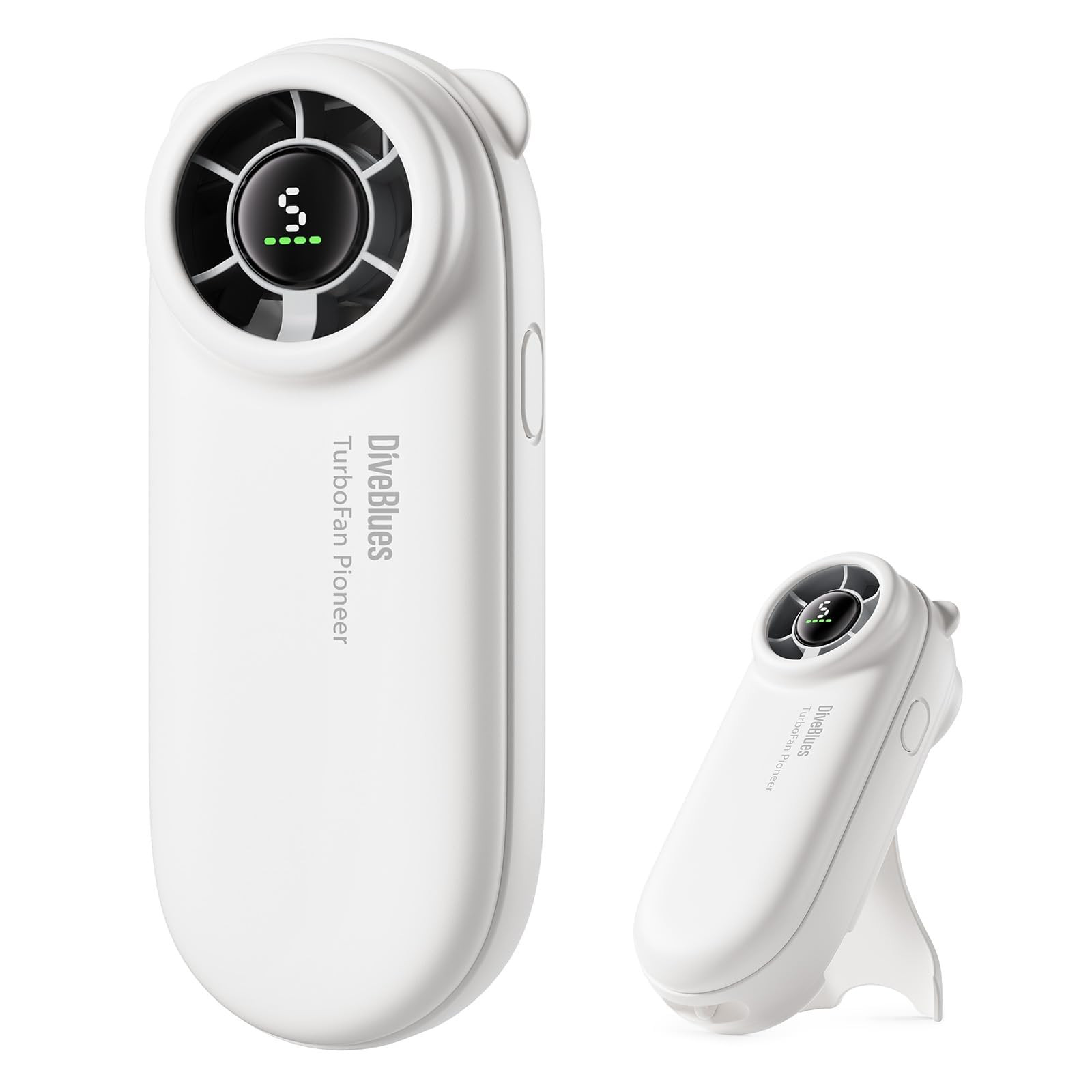 TurboBear Portable Handheld Turbo Fan- High Speed, Mini Hand Held Fan, 5 Gear Cooling, Rechargeab... | Amazon (US)