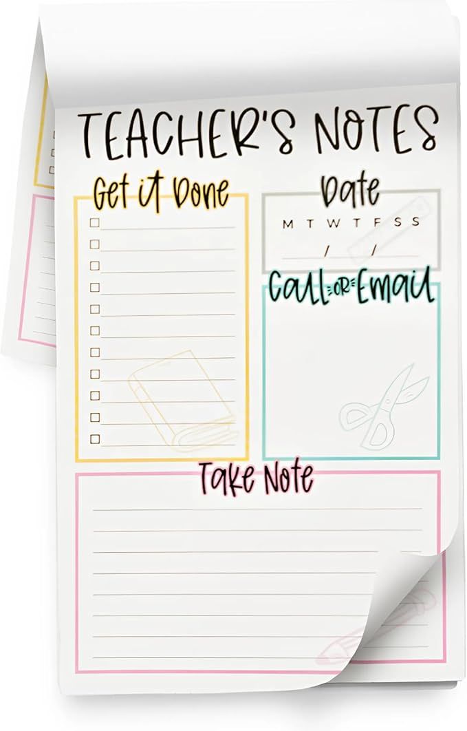 Teacher Notepad | Teacher Appreciation Gifts | Made in the USA (Teacher Notepad)… | Amazon (US)