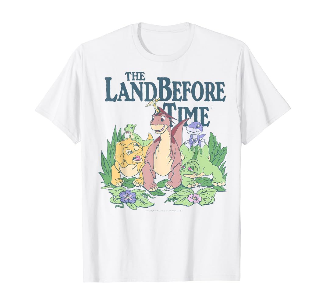 Land Before Time Pastel Dinosaur Friends T-Shirt | Amazon (US)