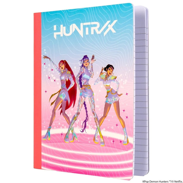Netflix KPop Demon Hunters\u2122 Composition Notebook, 80 Wide-Ruled Pages | Walmart (US)