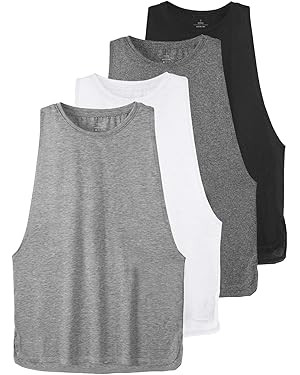 Cosy Pyro Workout Tank Tops for Women Lightweight Running Tanks Basic Gym Tops Sleeveless Athleti... | Amazon (US)