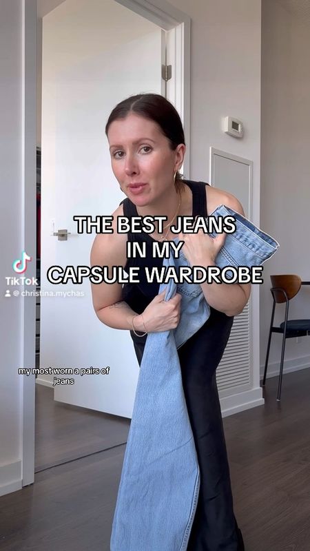 Best jeans for fall capsule wardrobe #capsulewardrobe #minimalistfashion #bestjeans