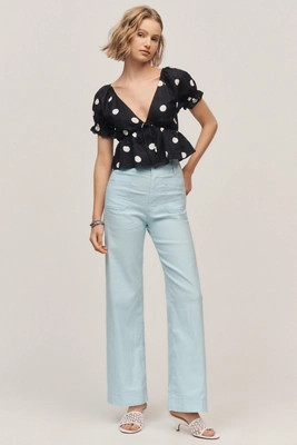 The Colette Full-Length Wide-Leg Pants by Maeve | Anthropologie (US)