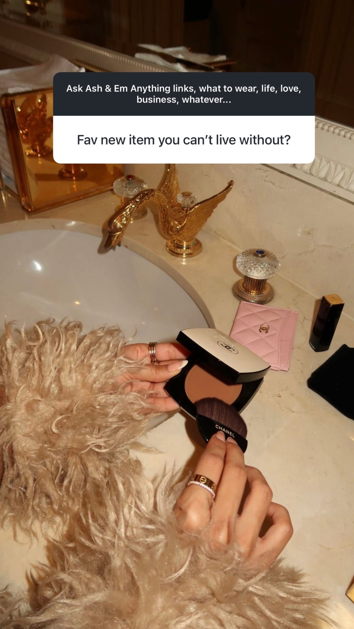 holy grail status for both of us ashley’s shade: 110N. Emily’s shade: 