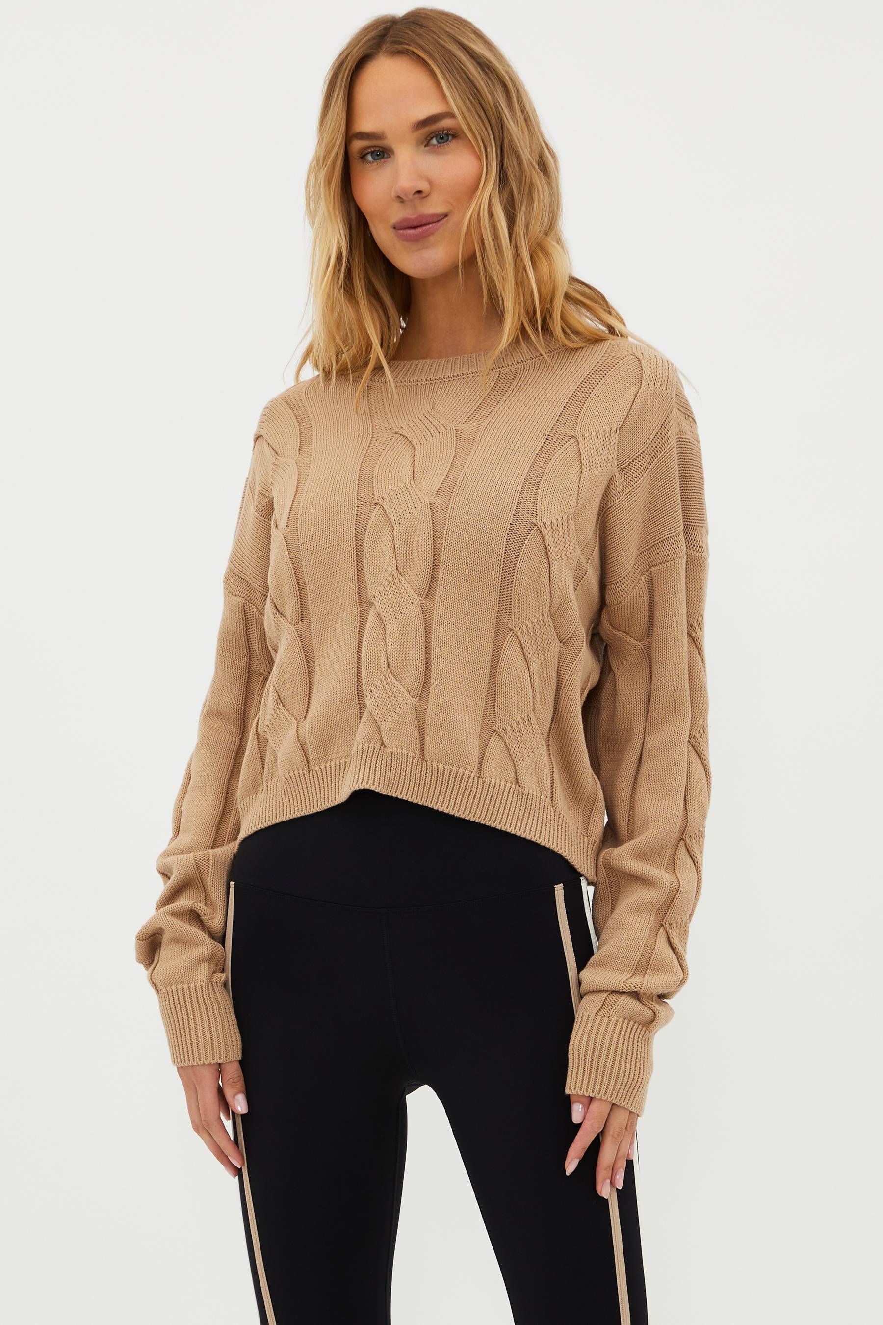 CLARICE SWEATER SANDSHELL | Beach Riot