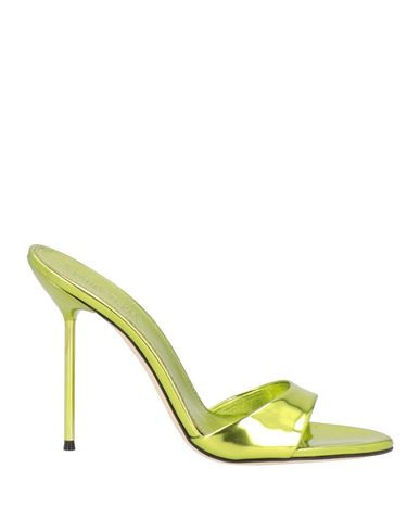 Paris Texas Woman Sandals Lime green Size 7.5 Soft Leather | YOOX (US)