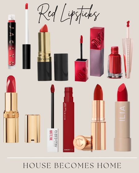 Red lipstick roundup 

#LTKHoliday #LTKSeasonal #LTKbeauty
