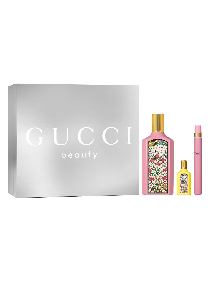 Share Love Gucci Flora Gorgeous Eau de Parfum 3-Piece Fragrance Gift Set | Saks Fifth Avenue