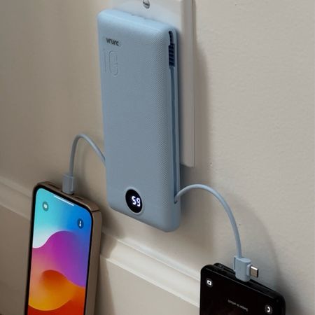 Shop below! Portable charger plugs into the wall! Xo!

#LTKTravel #LTKFindsUnder50 #LTKHome