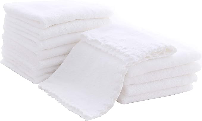 12 Pack Baby Washcloths - Extra Absorbent and Soft Wash Clothes for Newborns, Infants and Toddler... | Amazon (US)