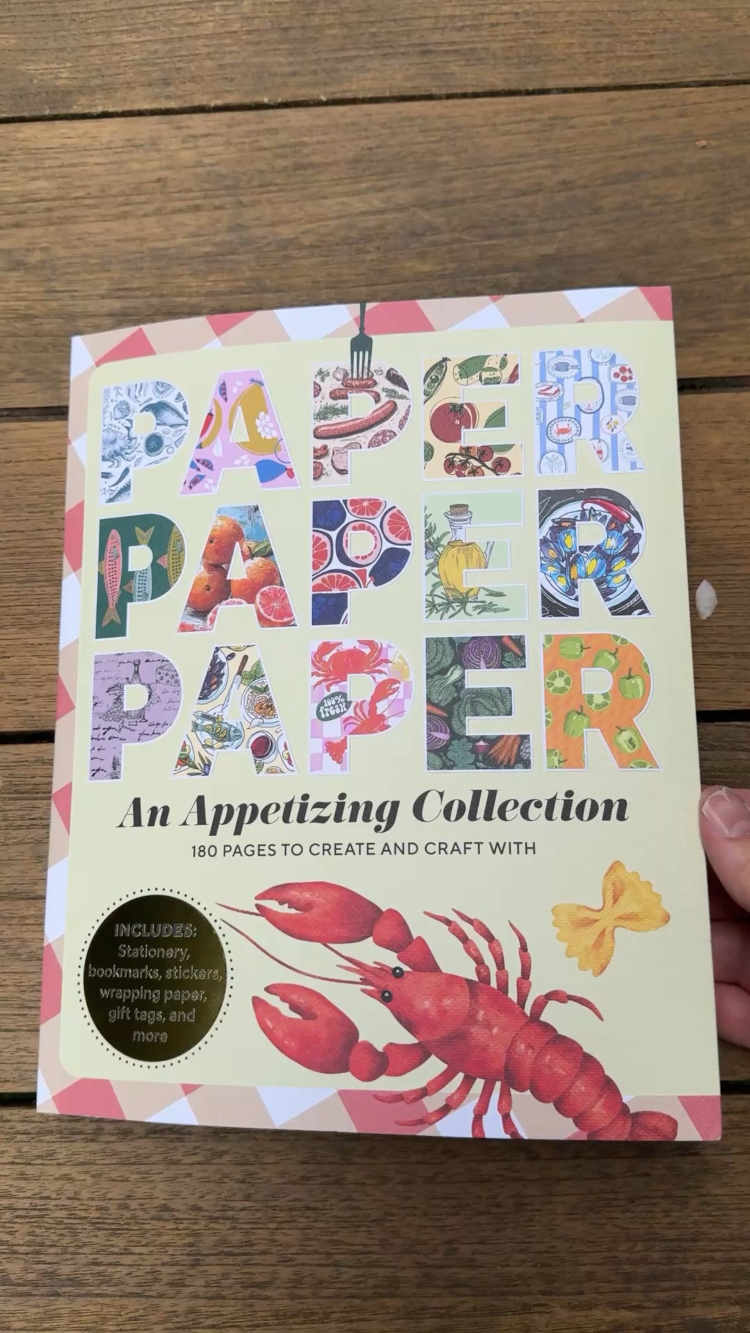 Paper Paper Paper An Appetizing Collection Scrapbook Paper Papercraft Book Stickers 