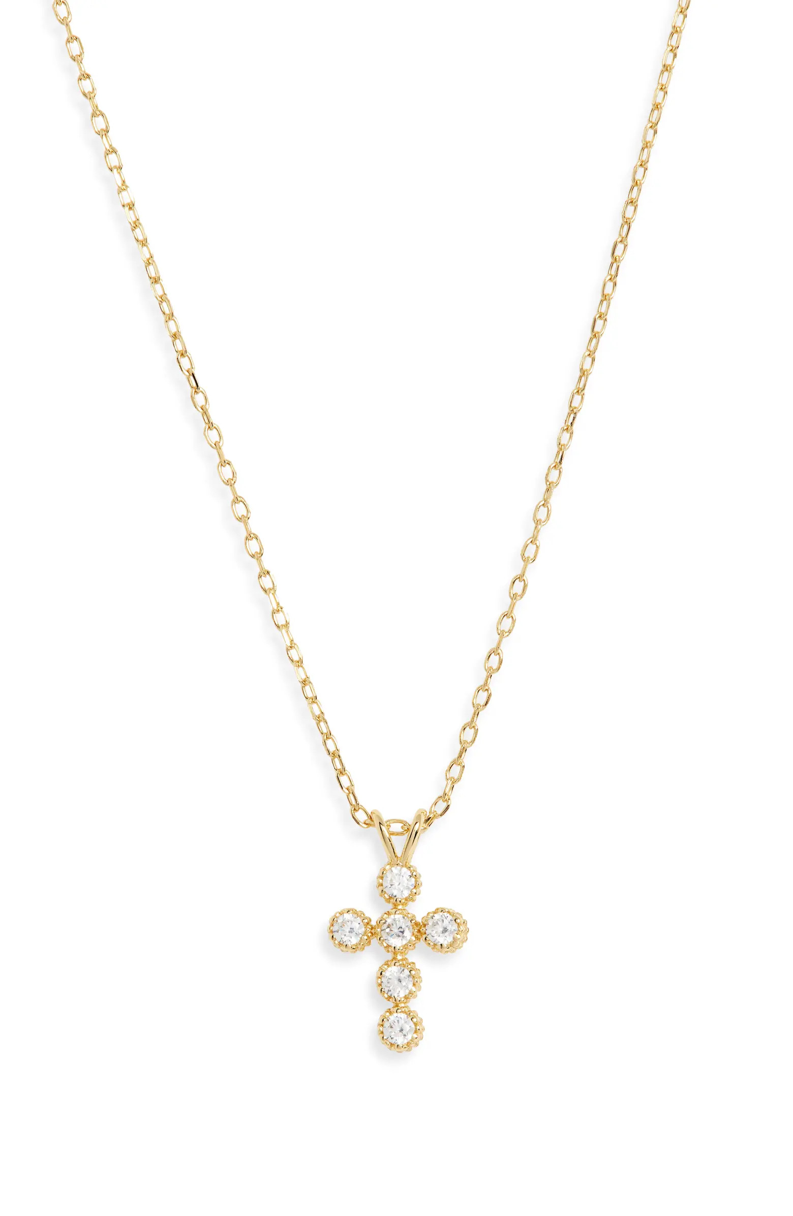 ARGENTO VIVO CZ Cross Pendant Necklace | Nordstromrack | Nordstrom Rack