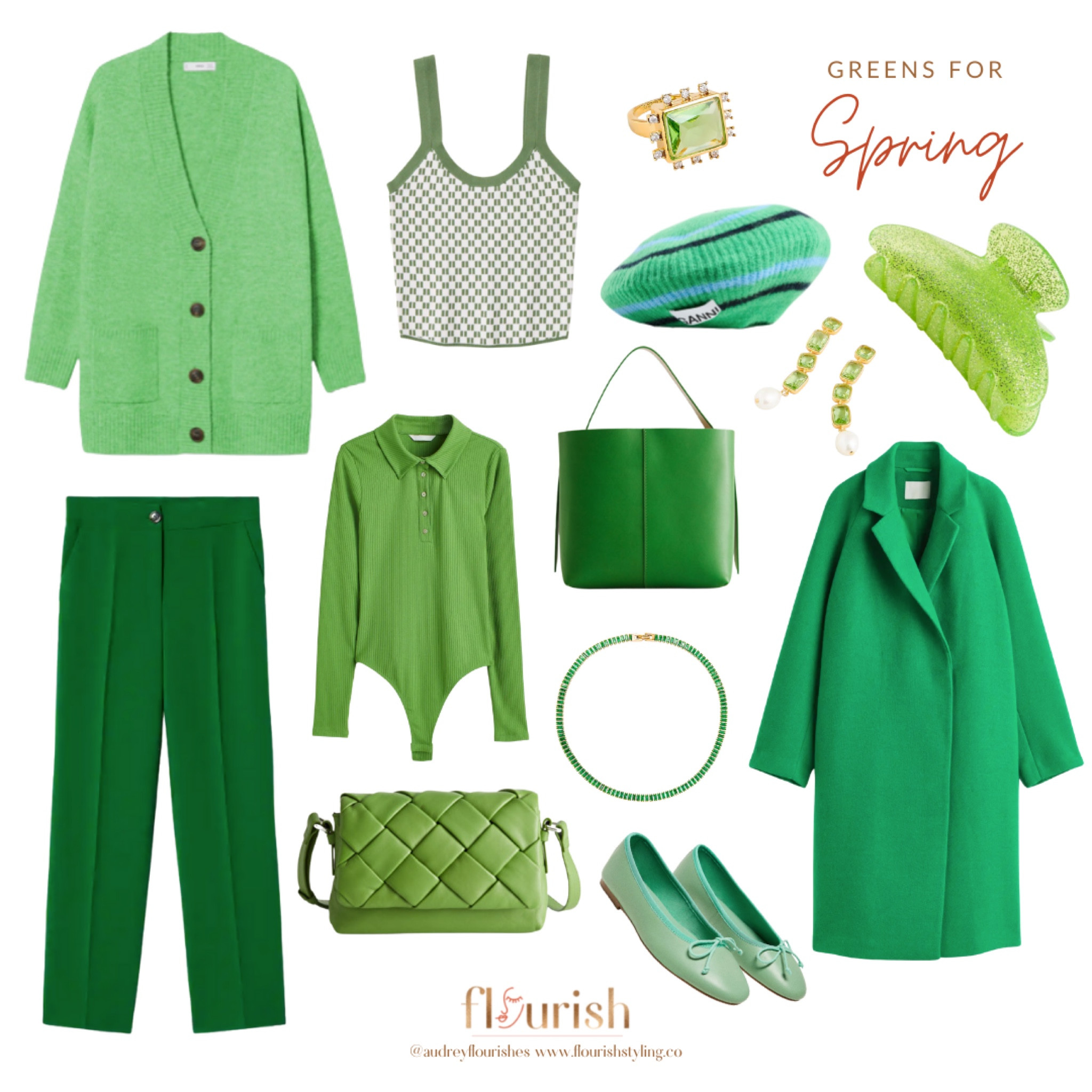 This fall and winter we are seeing the color green at a variety of retailers. For many of us, green can be intimidating to incorporate into our wardrobe. For starters, there is a wide range of shades, making it difficult to select the correct green garment. Autumns and Springs have many shades of greens to choose from, while Summers and Winters have a smaller, but very beautiful range of greens. Summer greens include soft, muted sage and mint greens, while Winter greens range from bright, neon greens to deep and rich evergreens. Unsure what greens are best for your season and how can incorporate them into your wardrobe? Shop our finds to eliminate the guesswork!




#LTKSeasonal #LTKstyletip