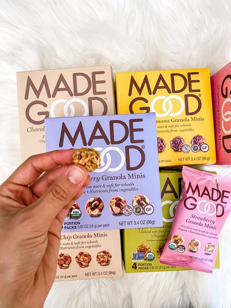 MadeGood are my favorite healthy snacks from Amazon! 

#LTKfindsunder50 #LTKsalealert #LTKfindsunder100