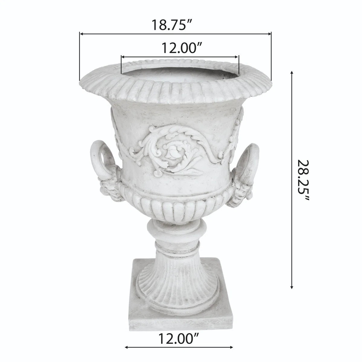 Giordano Chalice Urn Planter with Drainage Holes | Wayfair North America