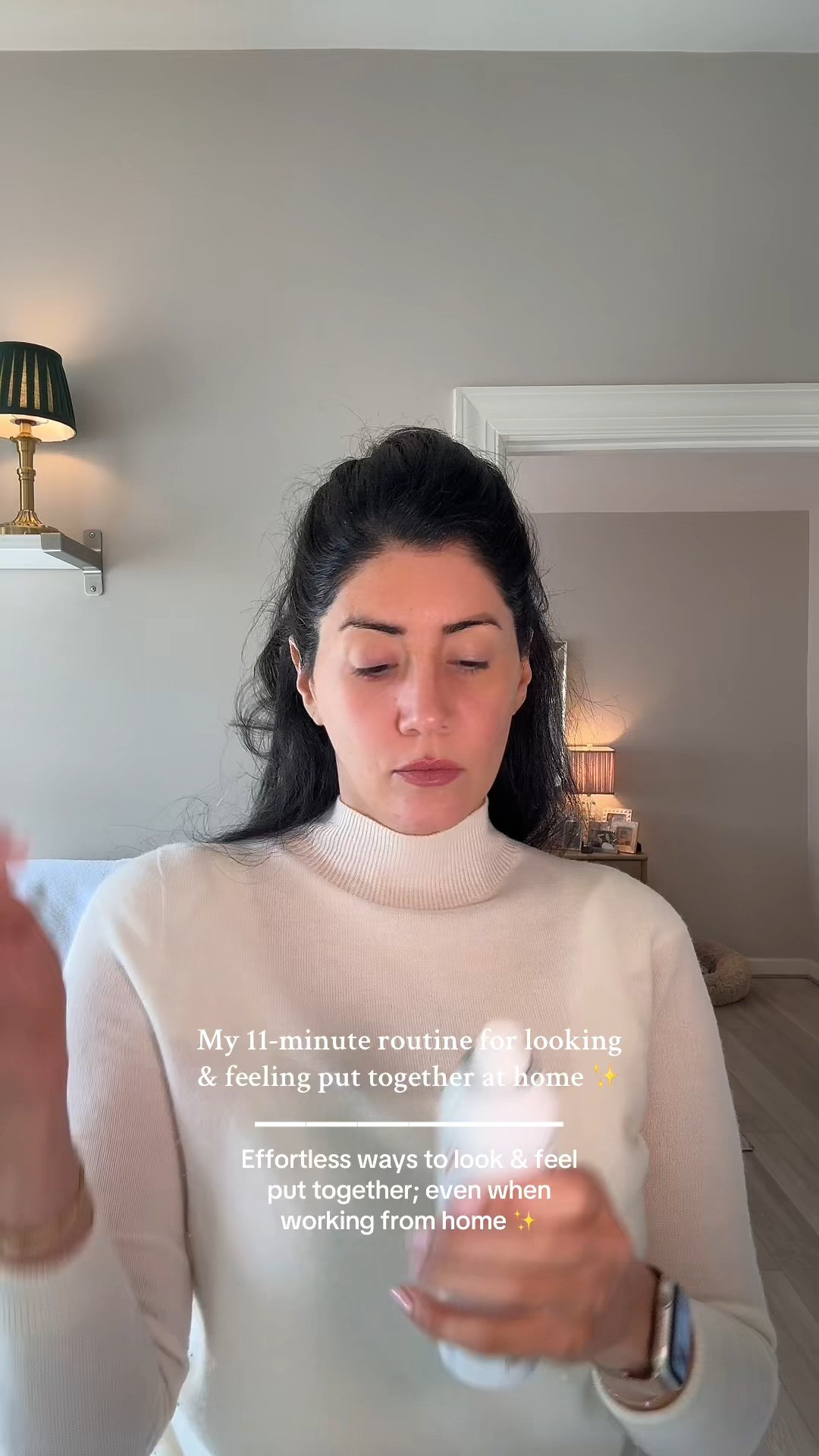 11-minute routine for looking & feeling put together at home ✨ Simple habits to start your day feeling fresh, confident, and ready to take on anything; because how you show up for yourself matters. ✨ 
#MorningRoutine #WorkFromHome #EffortlessBeauty #SelfCareHabits #GlowUpTips #SimpleRituals #PutTogether #DailyWellness #SkincareFirst #HealthyHabits  

 