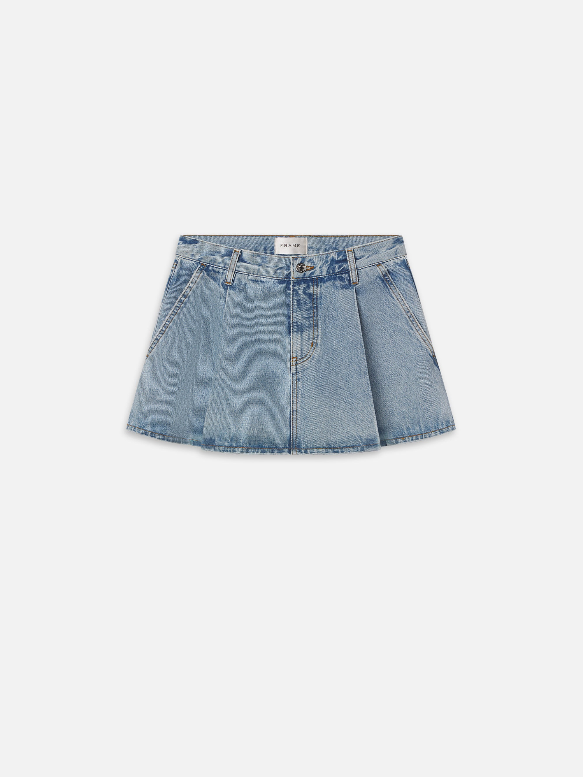 The Pleated Skirt -- Outlaw | Frame Denim