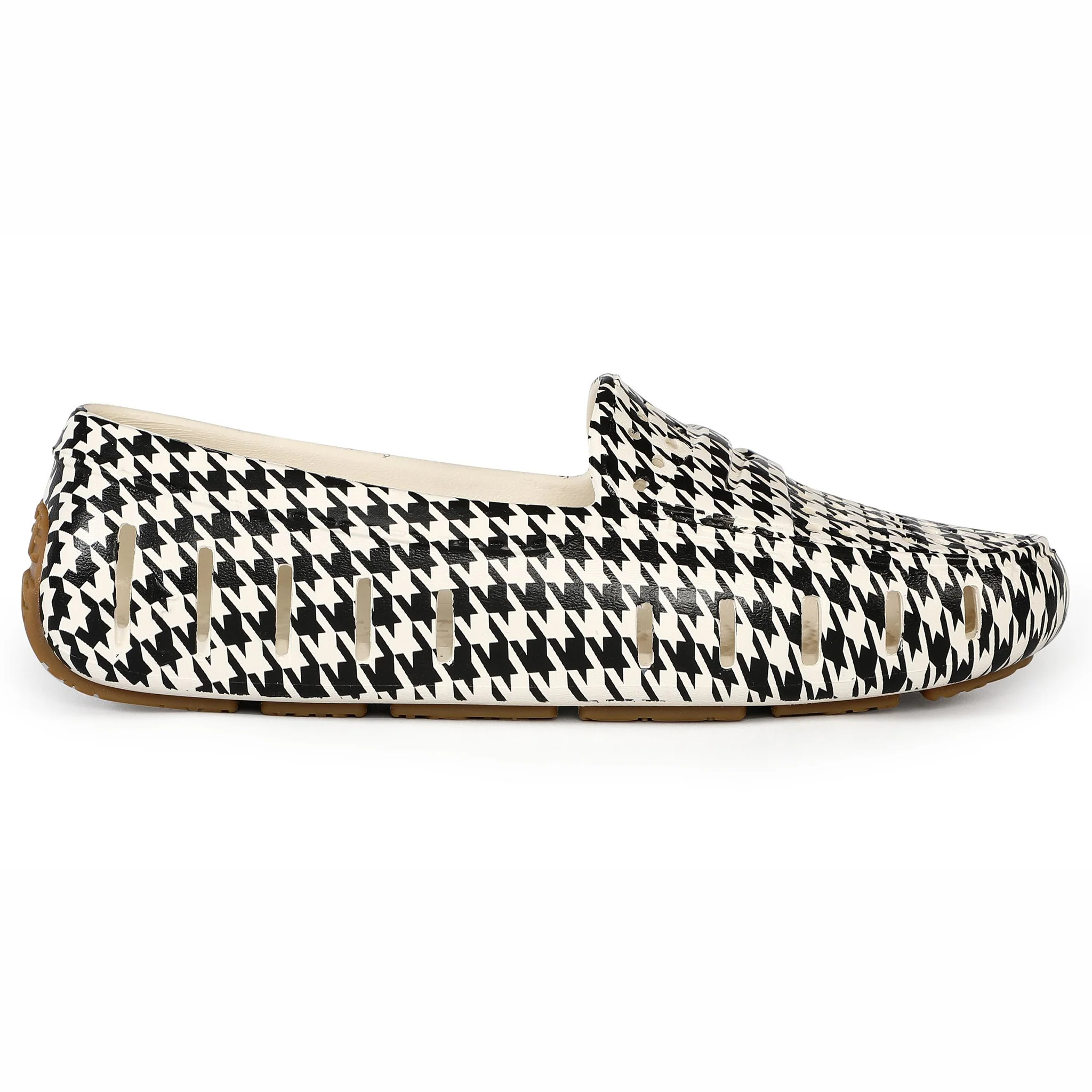 CREAM BLACK HOUNDSTOOTH POSH 5P | Floafers
