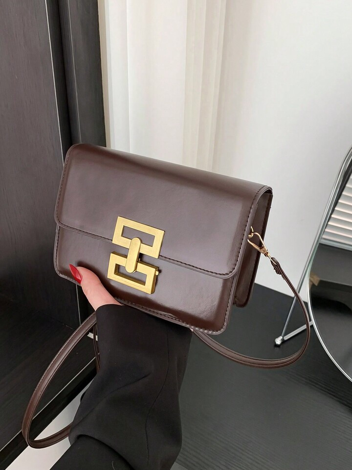 Borsa Trendy A Spalla Singola Per Donne 2024, Stile Vintage Europeo E Americano, Borsa Quadrata P... | SHEIN