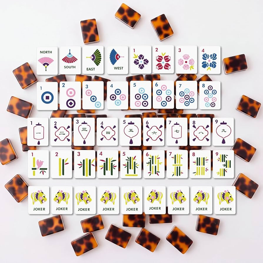 160 Pcs Tortoise Shell American Mahjong Set | Amazon (US)