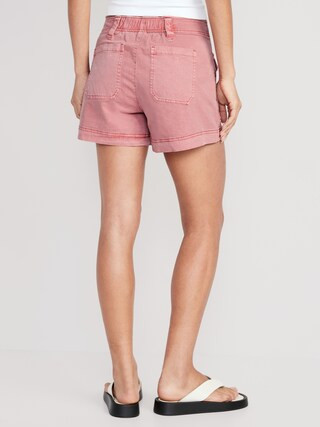 Mid-Rise Cargo Shorts for Women -- 3.5-inch inseam | Old Navy (US)