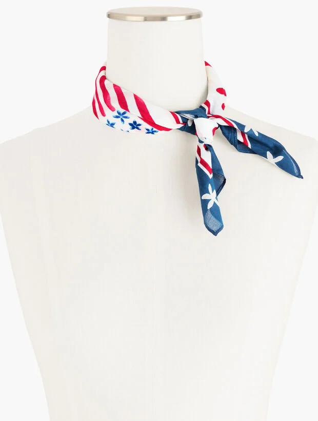 Americana Square Scarf | Talbots