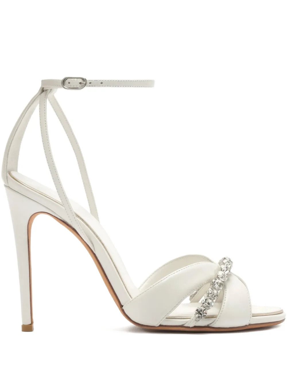 Alexandre Birman Sandali Georgina Con Tacco 100mm | Bianco | FARFETCH IT | Farfetch Global