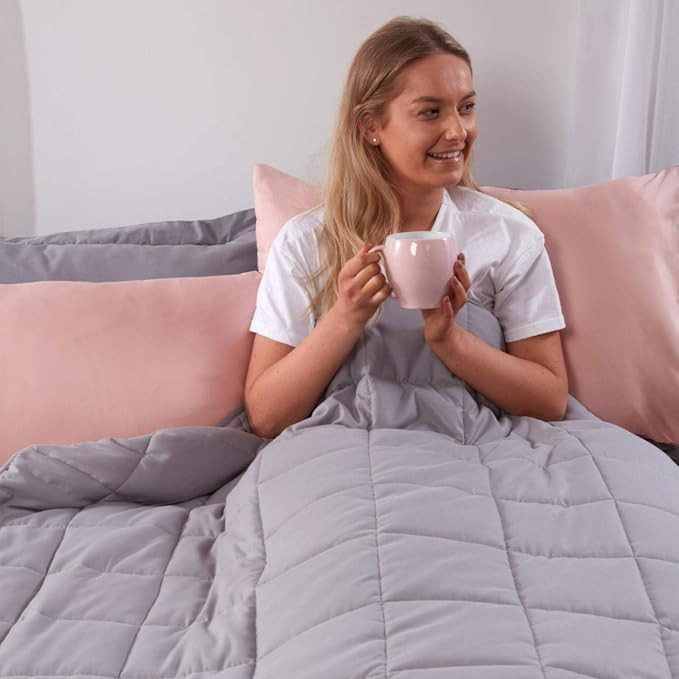 Brentfords Weighted Blanket 6kg for Adults Therapy Anxiety Autism Insomnia Stress Relief, Single/... | Amazon (UK)