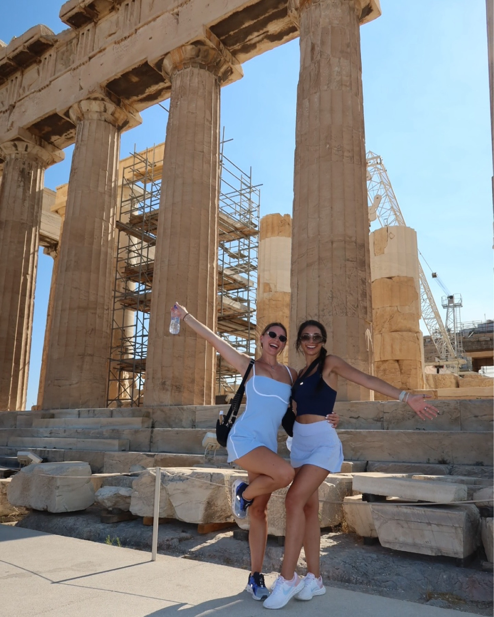 Outfits of the day in Athens, Greece for climbing the Parthenon! 🇬🇷🏛️🤍

#LTKStyleTip #LTKFitness #LTKActive