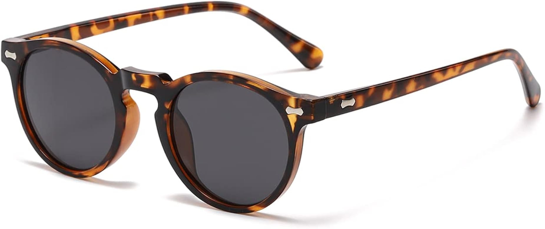 Gleyemor Vintage Polarized Sunglasses for Men Round Sunglasses UV400 Protection Retro Hand-crafte... | Amazon (US)