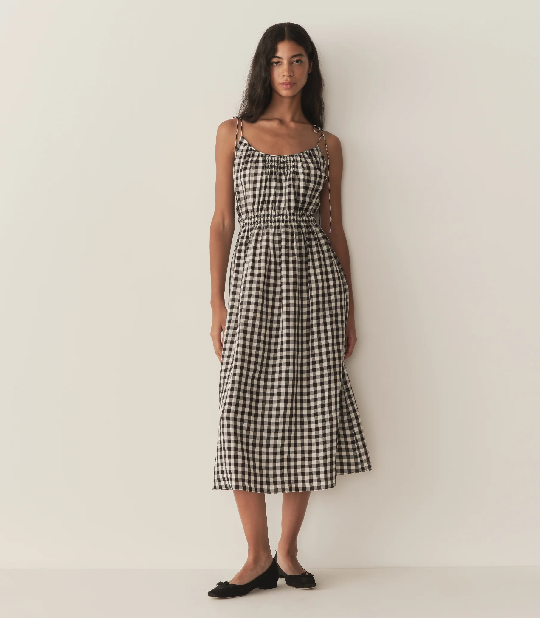 Leslie Dress - Marilyn Gingham | DÔEN | DOEN
