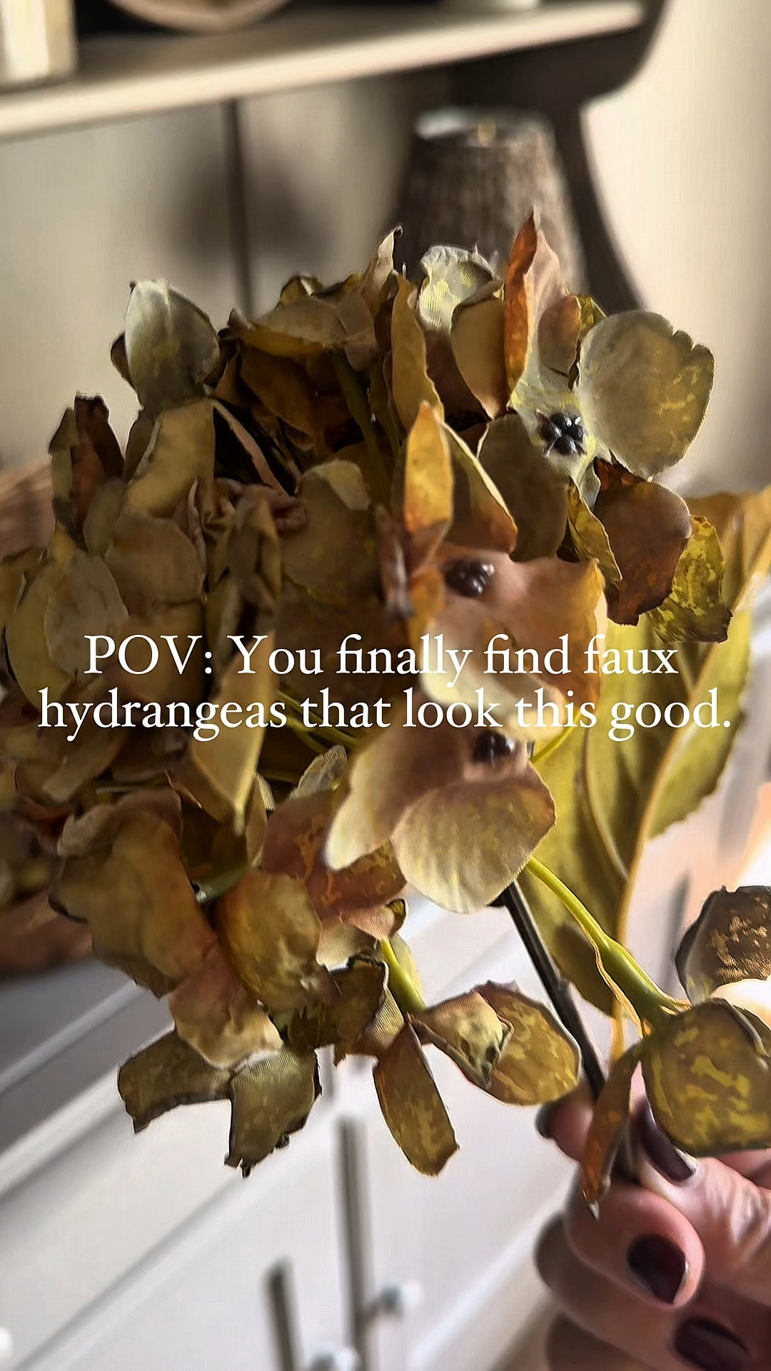 The prettiest faux hydrangeas for cozy fall decorating.

#LTKSeasonal #LTKHome