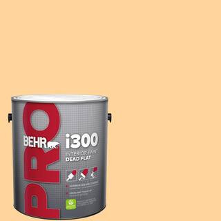 BEHR PRO 1 gal. #P240-3 Mango Nectar Dead Flat Interior Paint PR31001 - The Home Depot | The Home Depot