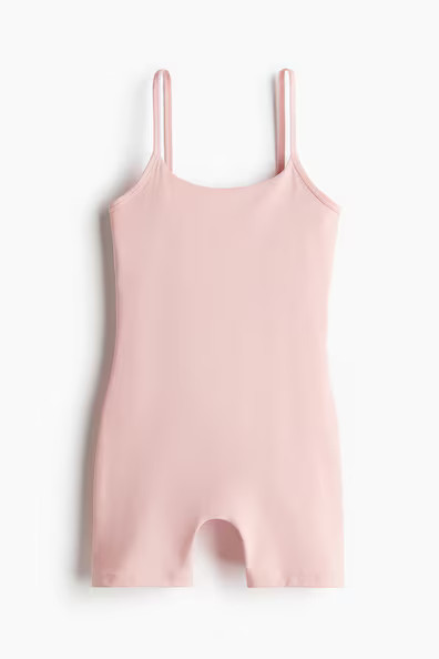 H & M - Sport-Einteiler aus SoftMove - Rosa - Sportswear | H&M (DE, AT, CH, NL, FI)