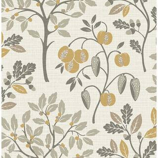 Rowan Natural Autumn Trees Matte Non-pasted Paper Wallpaper | The Home Depot