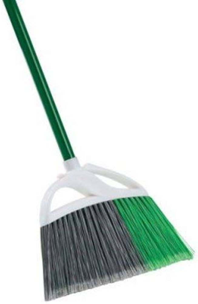 Libman Commercial 205 Large Precision Angle Broom, Steel Handle, 13" Wide, Green and White (Pack ... | Amazon (US)