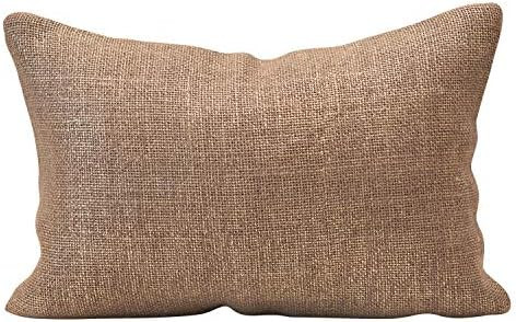 Creative Co-Op Jute & Cotton Lumbar Metallic Thread, Brown Pillow, 1 Count (Pack of 1) | Amazon (US)