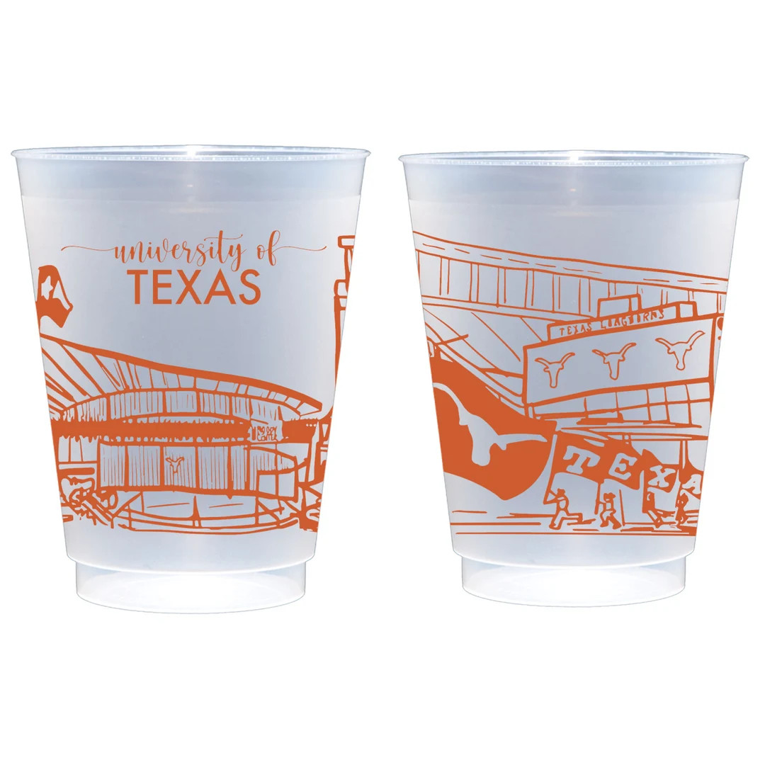 University of Texas - at Austin Campus Skyline Landmarks {shatterproof Cup 10 Pack} - Etsy | Etsy (US)