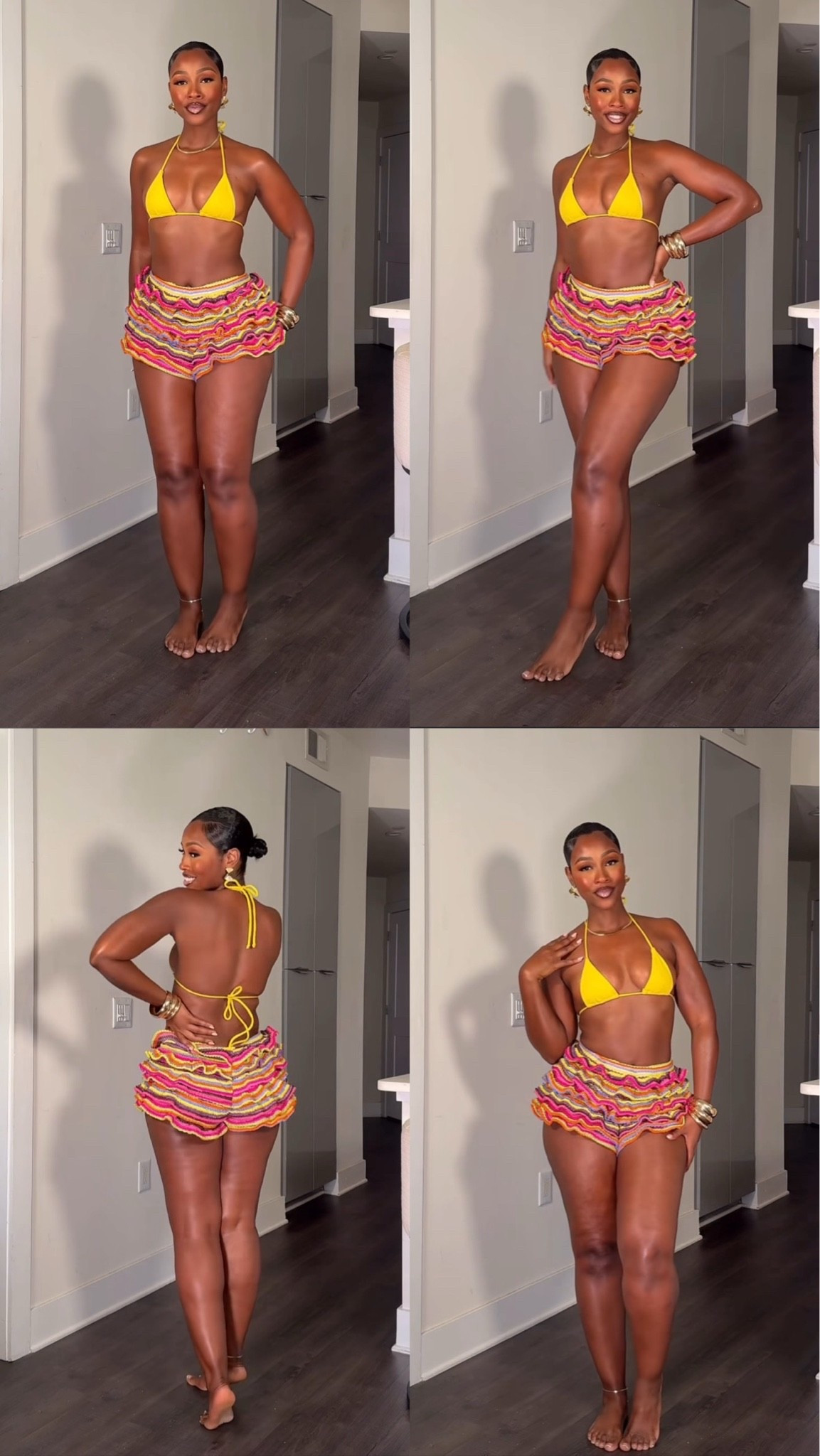 ☀️💛 Bringing all the sunshine with this one. The yellow bikini, the colorful ruffles, and a few gold accessories were all I needed for a cute vacation-ready look. 🌺✨

#LTKSwim #LTKVacationStyle #BeachOutfit #ResortWear #SummerStyle #PoolsideLooks #VacationReady

#LTKSwim #LTKTravel