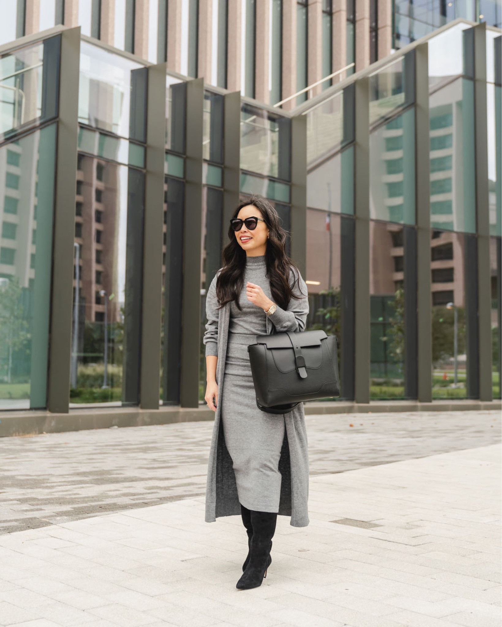 {#newpost} talking about THE three piece set for the season on jannadoan.com 👩🏻‍💻 i love sets because they make the task of getting dressed… effortless 🤗 this one is a great work option, is SO SOFT (i could sleep in it) && currently on sale + 40% off 💯 // shop this post via #linkinbio ✌️ {01.10.23} 

#LTKworkwear #LTKsalealert #LTKunder50