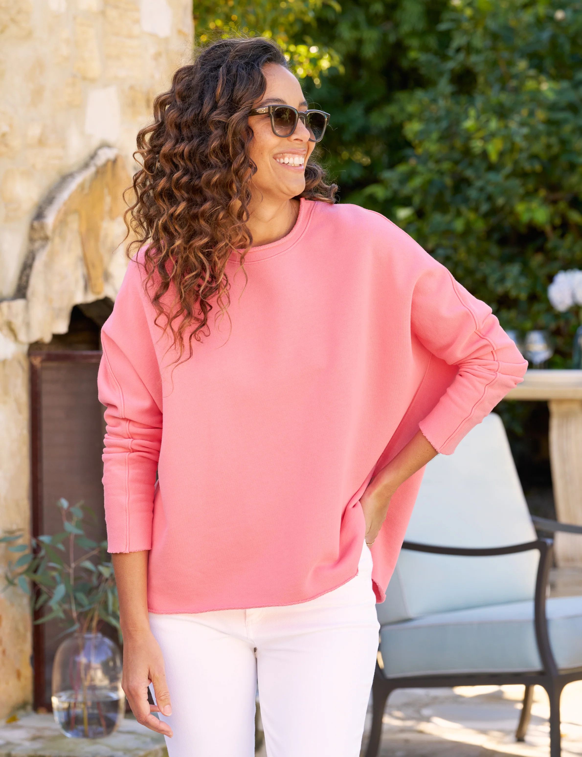 ANNA Watermelon, Triple Fleece | Frank & Eileen