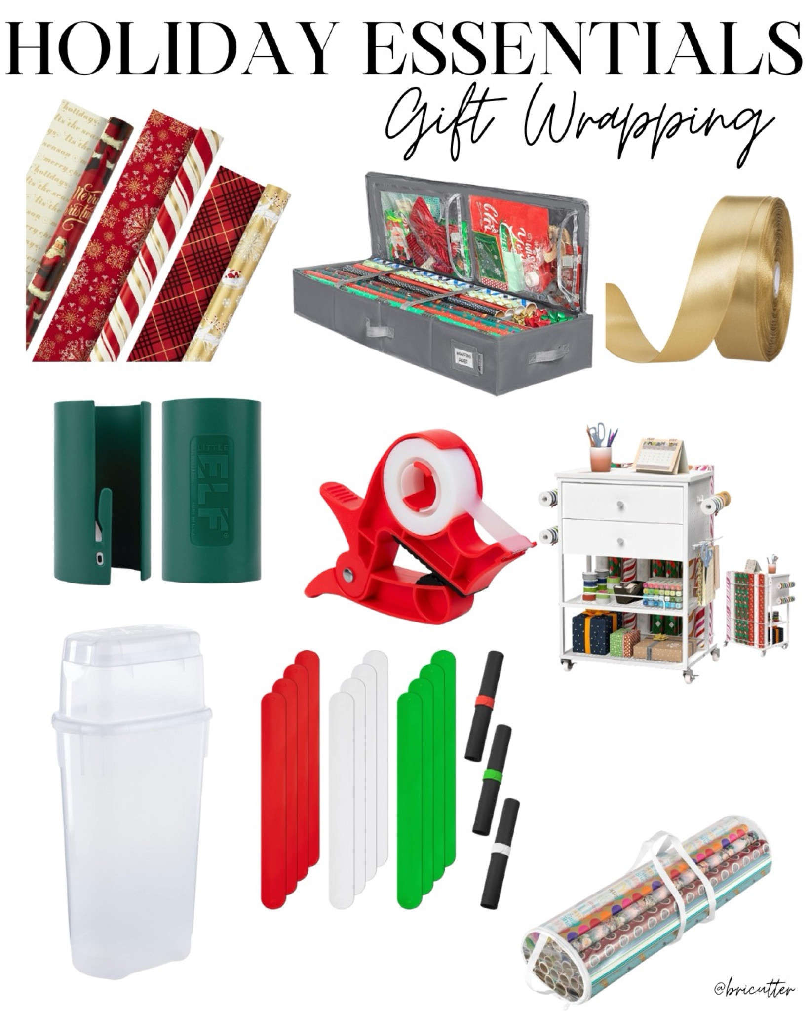 Gift wrapping essentials for the holidays! 

#LTKFindsUnder50 #LTKHome #LTKHoliday