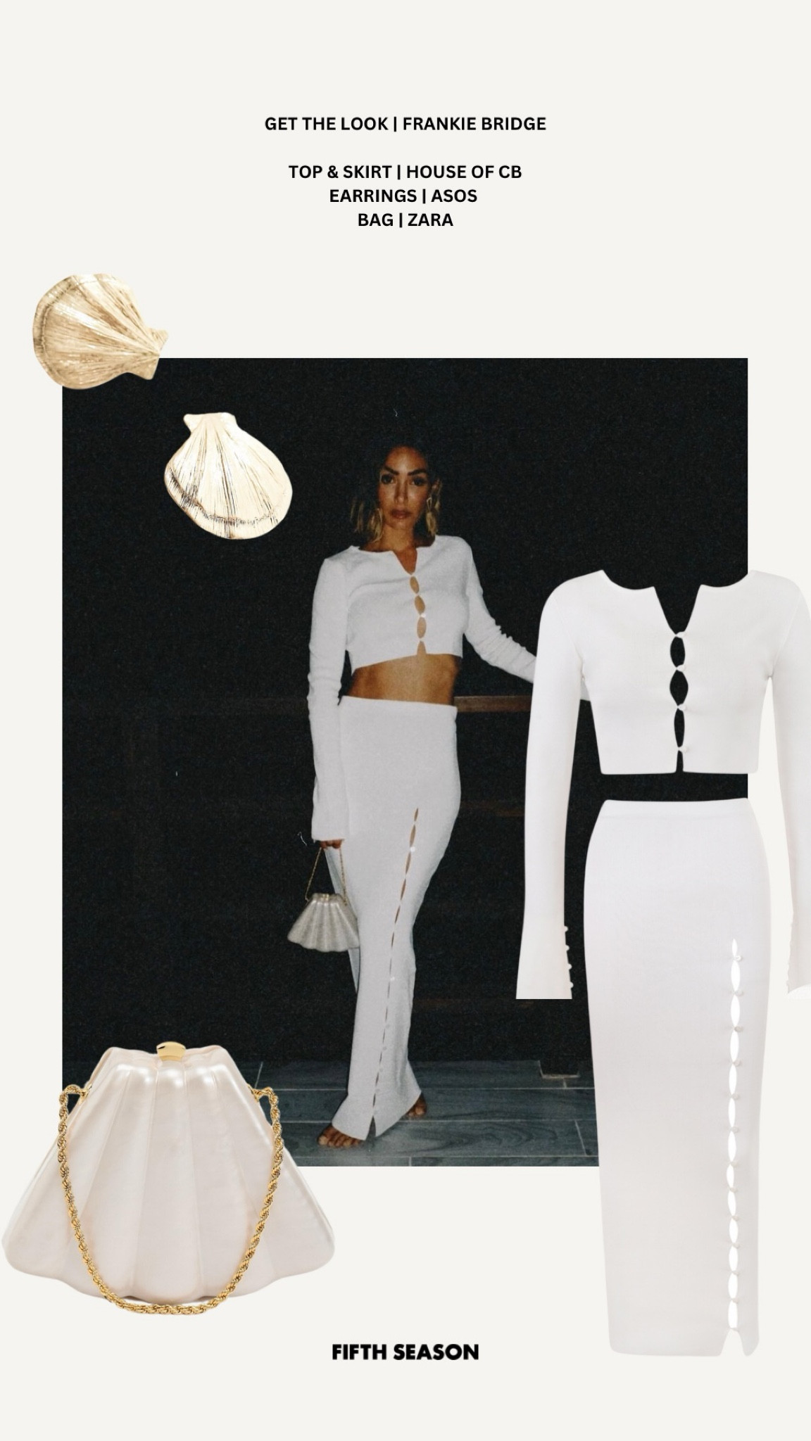 GET THE LOOK | FRANKIE BRIDGE 

Shop Frankie’s Maldives outfit, the perfect white holiday co ord. Styled by me 



#LTKtravel #LTKeurope #LTKstyletip