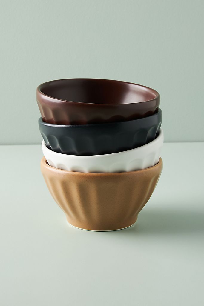 Matte Latte Bowls, Set of 4 | Anthropologie (US)